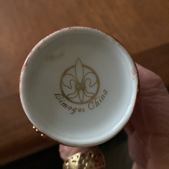 Vintage Limoges Soldier Hinged Trinket Box - Picture 4 of 7